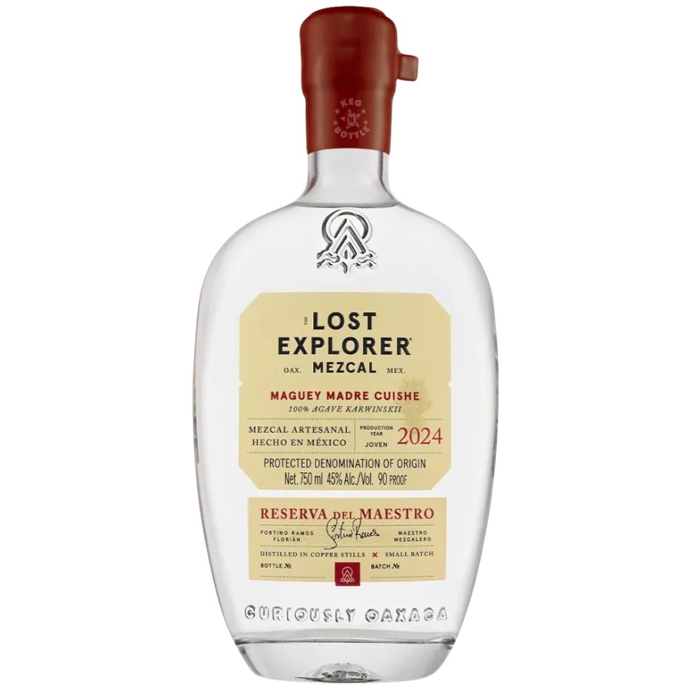 The Lost Explorer Madre Cuixe Mezcal Reserva Del Maestro 750 ml artisanal mezcal from Oaxaca made from Karwinskii agave
