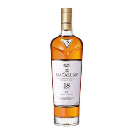MACALLANウイスキー The Macallan 18 Year Sherry Oak Single Malt Scotch Whisky (750 ml