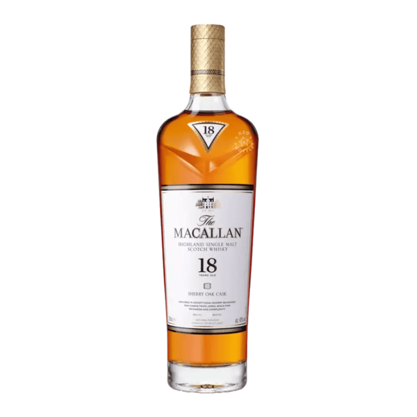 ウイスキー The Macallan 18 Year Old Sherry Oak 700m The Macallan 18 Year Sherry Oak Single Malt Scotch Whisky (750 ml