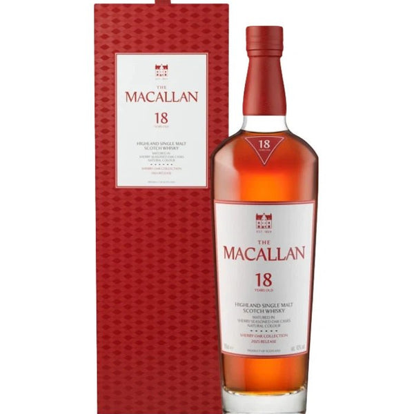 The Macallan 18 Year Sherry Oak Single Malt Scotch Whisky (750 ml