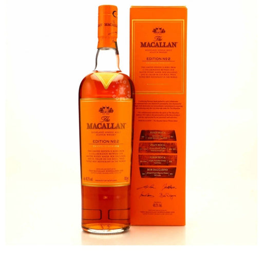 The Macallan Edition No. 2 Highland Scotch Whisky with box 750 ml