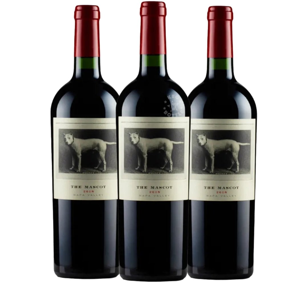 The Mascot Cabernet Sauvignon Napa Valley red wine bottle 750ml - 3 Pack
