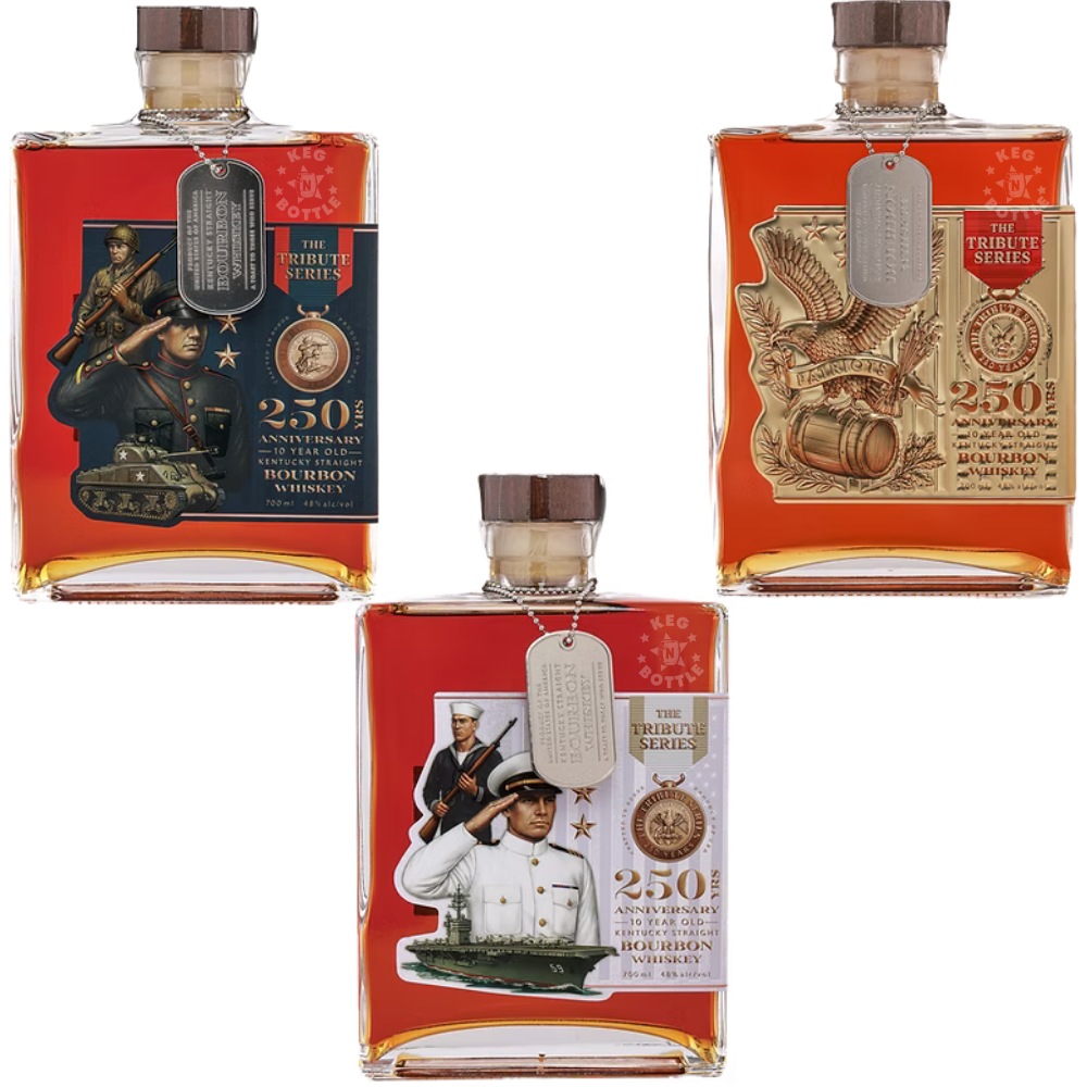The Tribute Series 250th Anniversary 10 Year Bourbon Collection (3x700mL) | Keg N Bottle