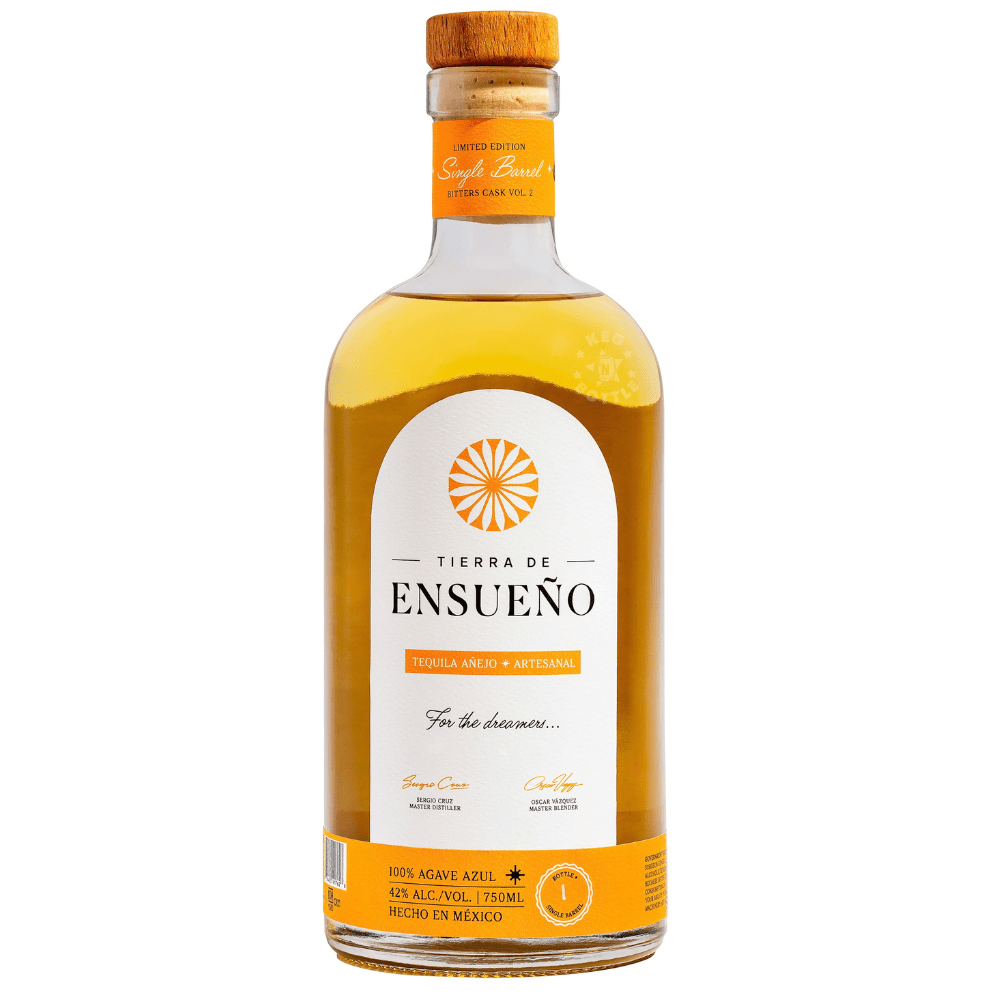 Tierra de Ensueño 2026 Private Reserve Single Barrel Añejo Tequila 750mL aged 2 years and bottled at 42% ABV.