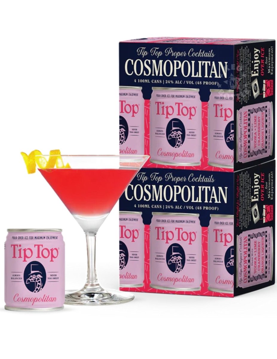 Tip Top Cosmopolitan Gin Cocktail - 12 Pack