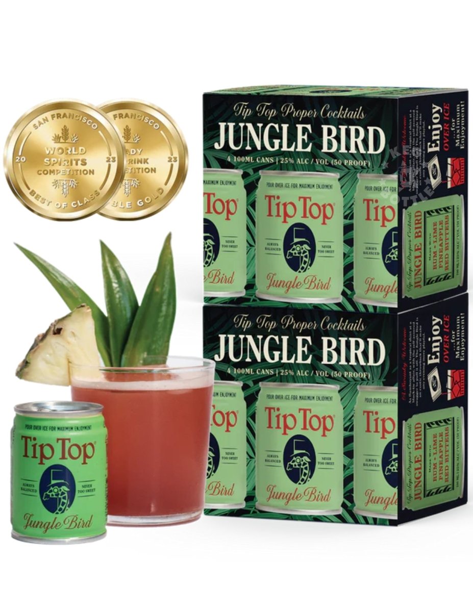 Tip Top Jungle Bird Rum Cocktail - 12 Pack 