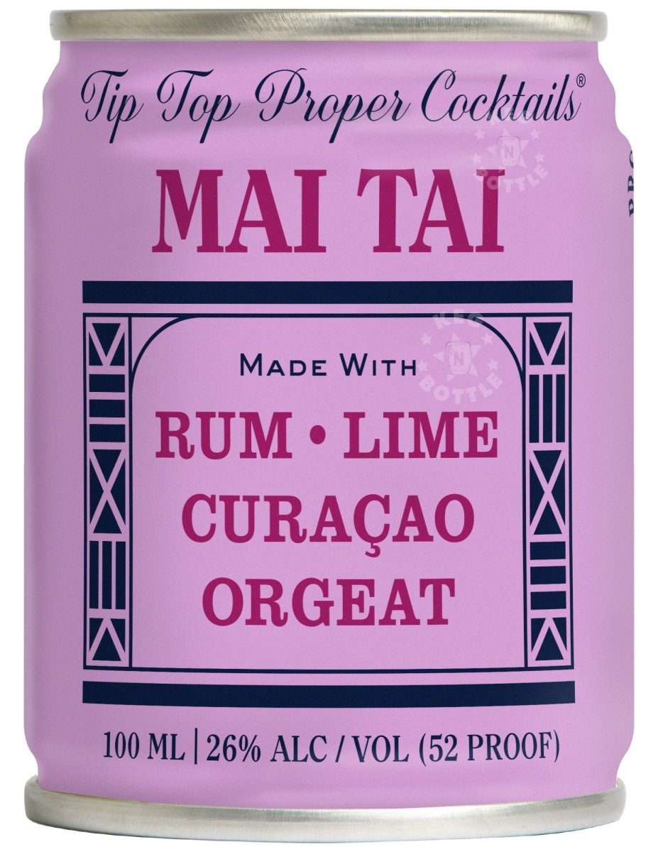 Tip Top Mai Tai Rum Cocktail - 12 Pack (100 ml) | Keg N Bottle