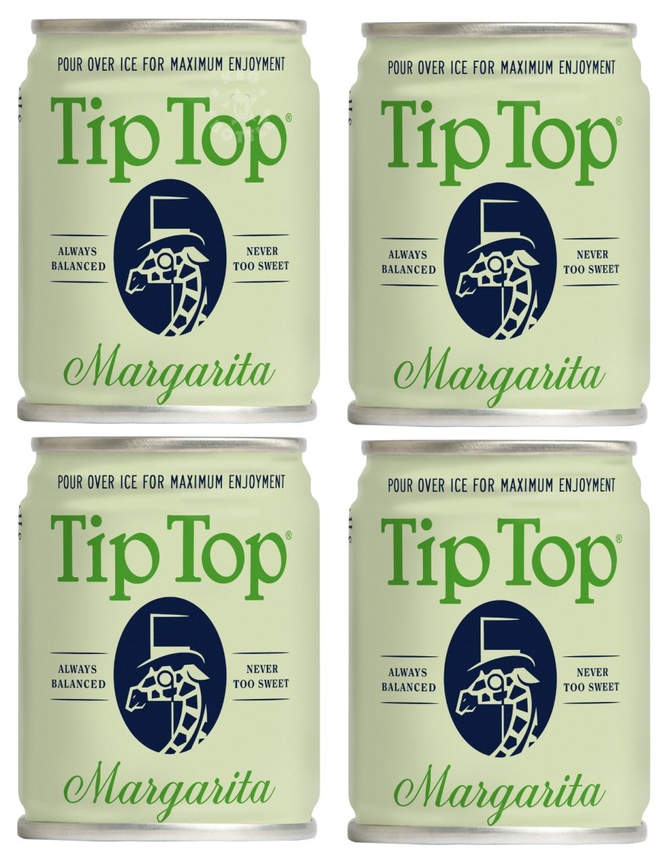 Tip Top Margarita Tequila Cocktail - 4 Pack (100 ml) | Keg N Bottle
