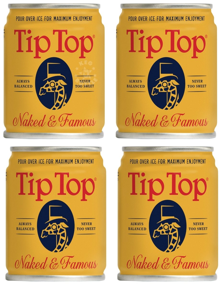 Tip Top Naked & Famous Mezcal Cocktail - 4 Pack (100 ml) | Keg N Bottle