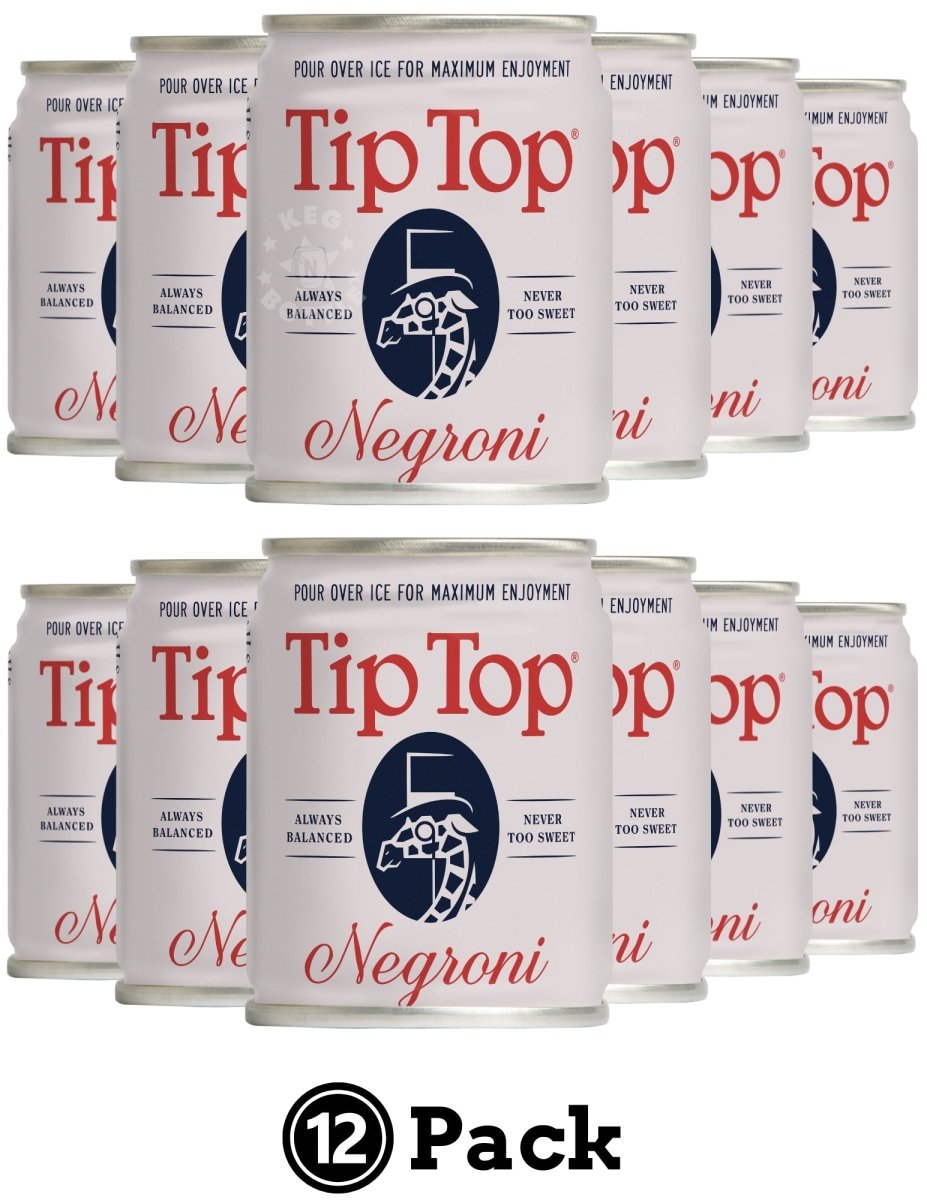 Tip Top Negroni Gin Cocktail - 12 Pack (100 ml) | Keg N Bottle