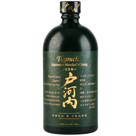 【カズ】Togouchi シングルモルトウイスキー JAPANESE Togouchi 9 Year Japanese Blended Whisky (750 ml)