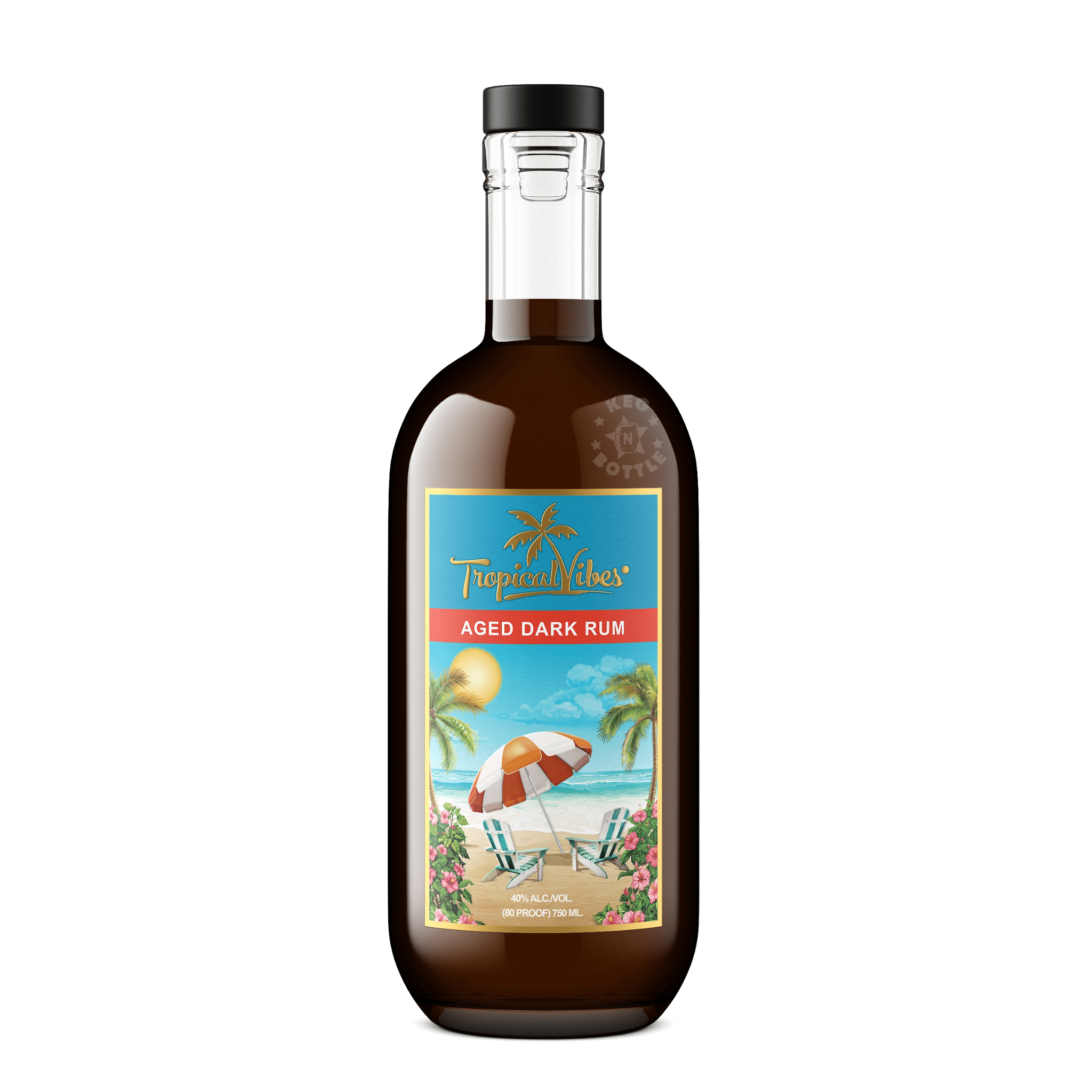 Tropical Vibes Rum (750 ml) - Keg N Bottle