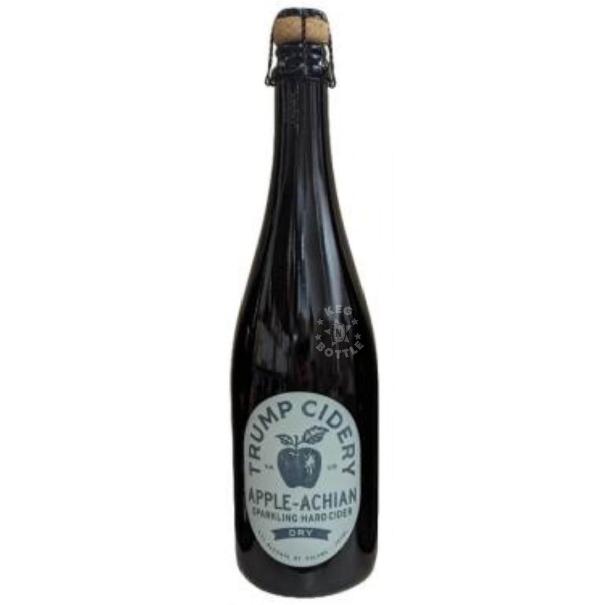 Trump Cidery Apple-Achian Sparkling Hard Cider bottle 750 ml.