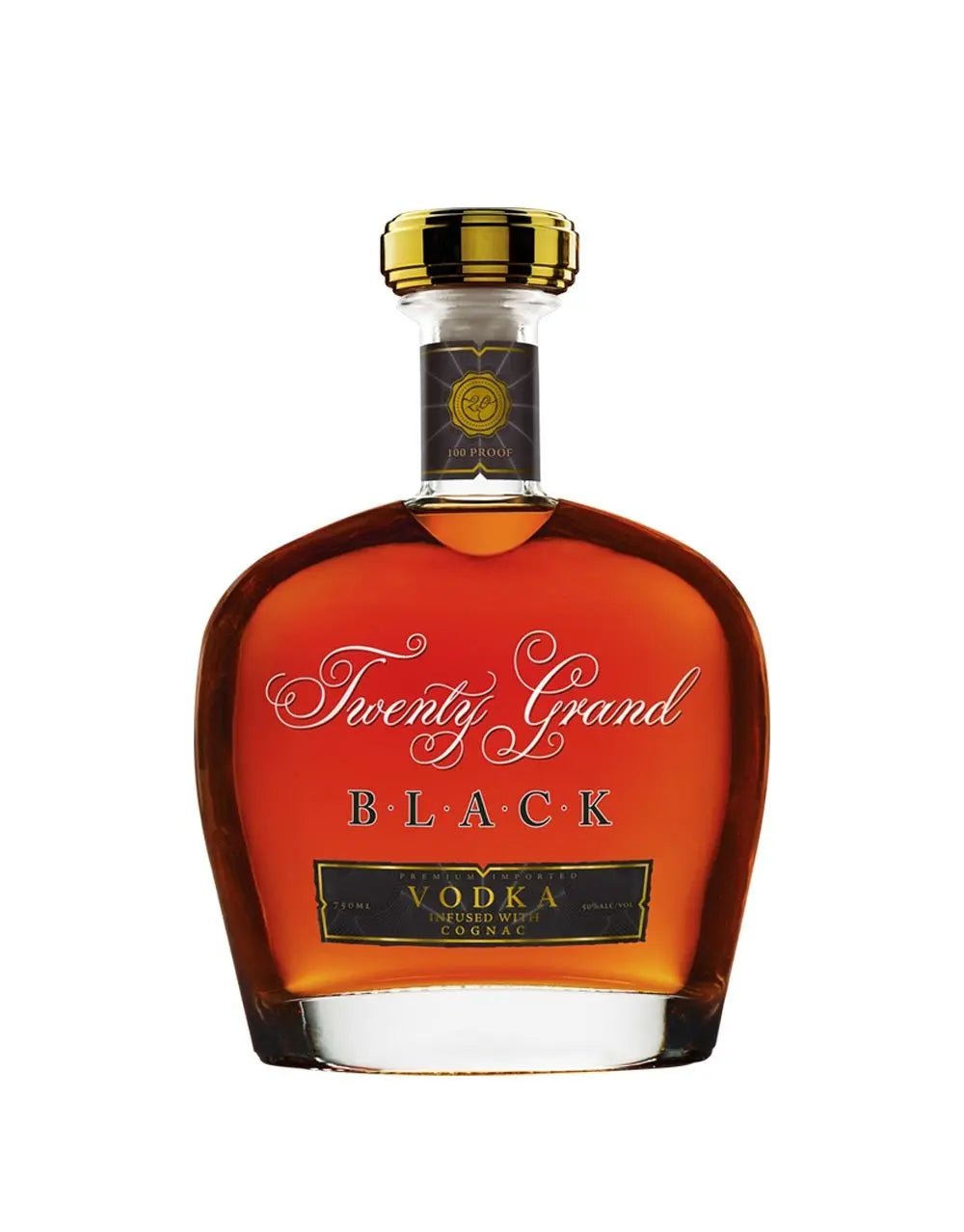 Twenty Grand Black Vodka (750mL) | Keg N Bottle