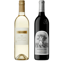 Twomey Sauvignon Blanc & Silver Oak Cabernet Bundle (2x750ml)