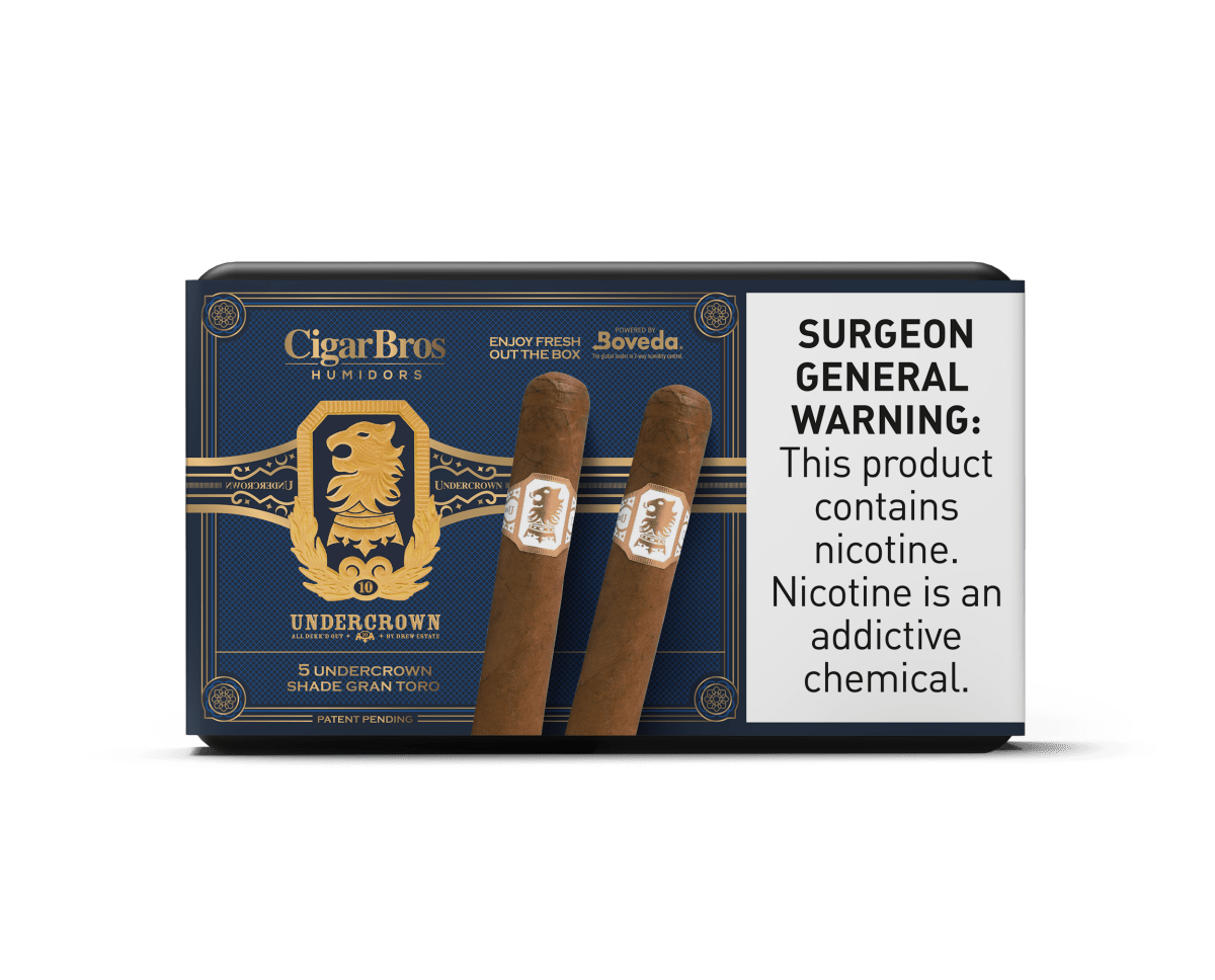 Undercrown Premium Cigars Set + Personal Humidor by CigarBros | Keg N Bottle