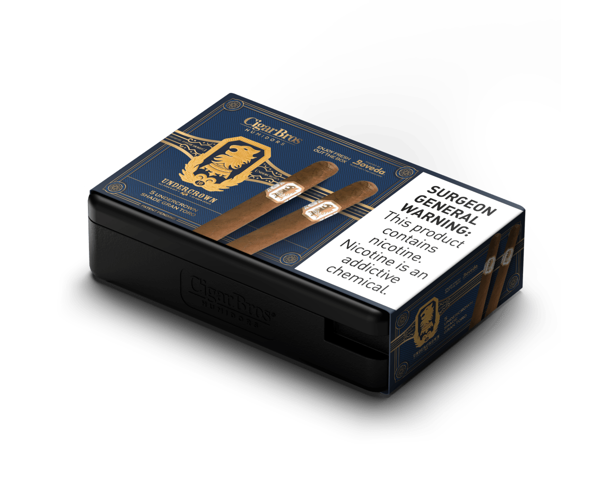 Undercrown Premium Cigars Set + Personal Humidor by CigarBros | Keg N Bottle