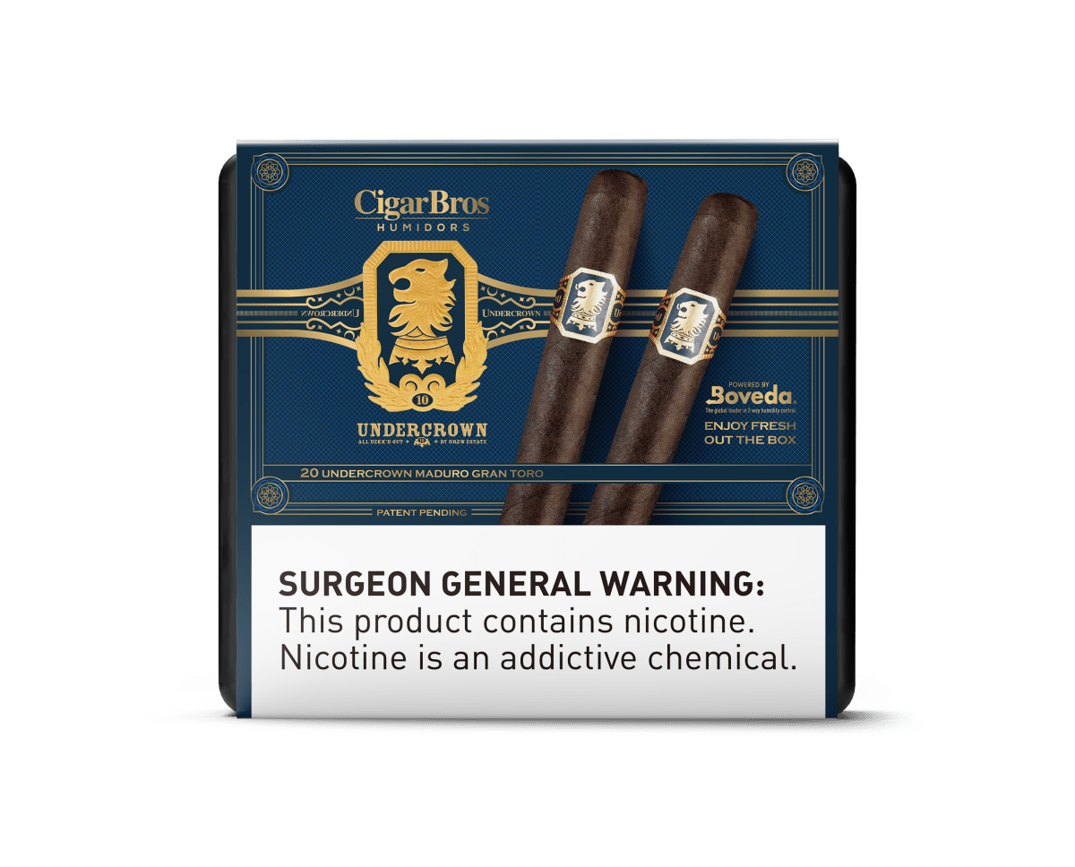 Undercrown Premium Cigars Set + Personal Humidor by CigarBros | Keg N Bottle