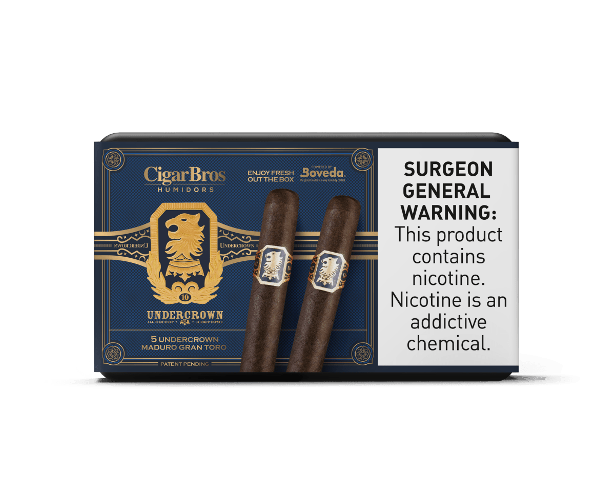 Undercrown Premium Cigars Set + Personal Humidor by CigarBros | Keg N Bottle