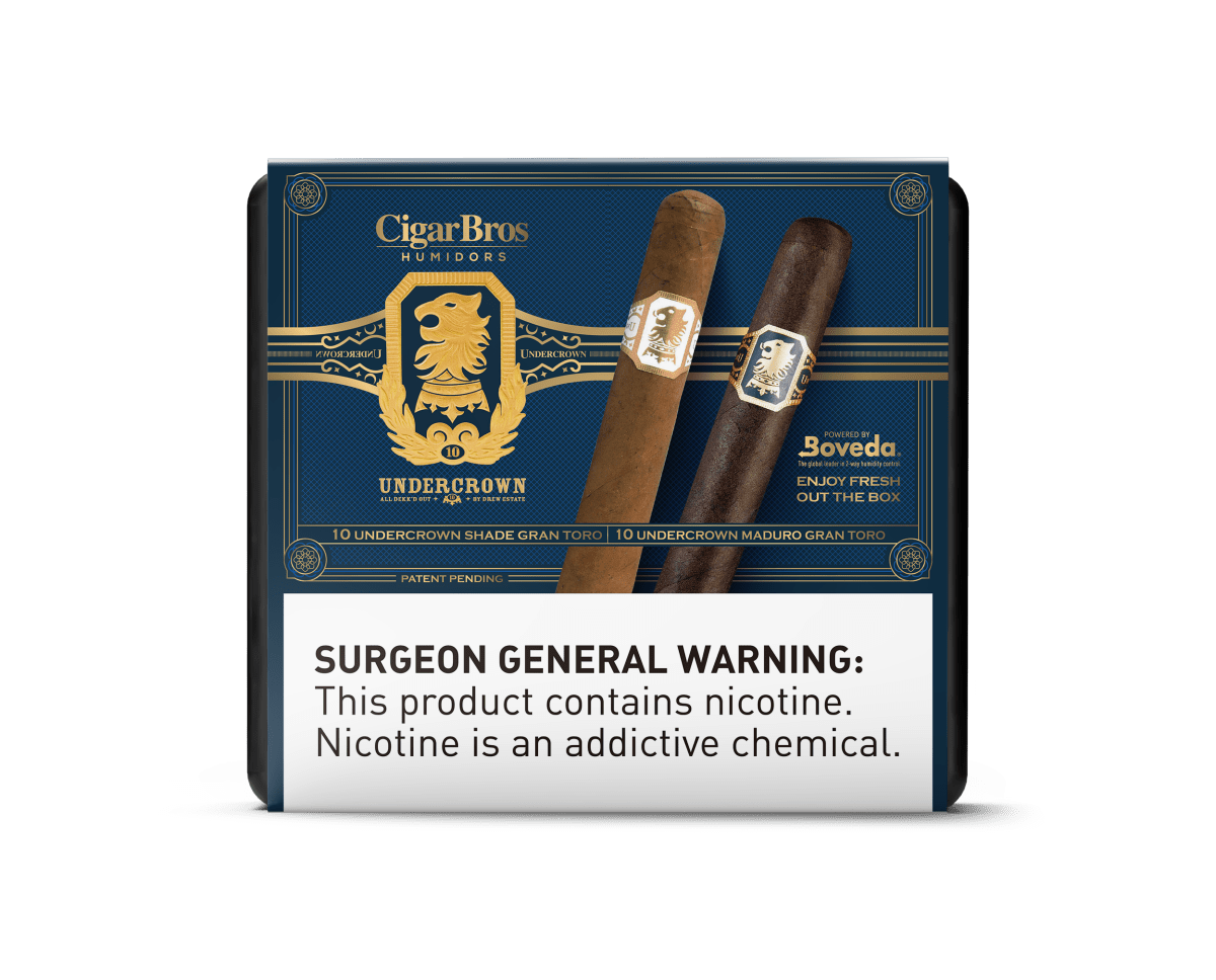 Undercrown Premium Cigars Set + Personal Humidor by CigarBros | Keg N Bottle