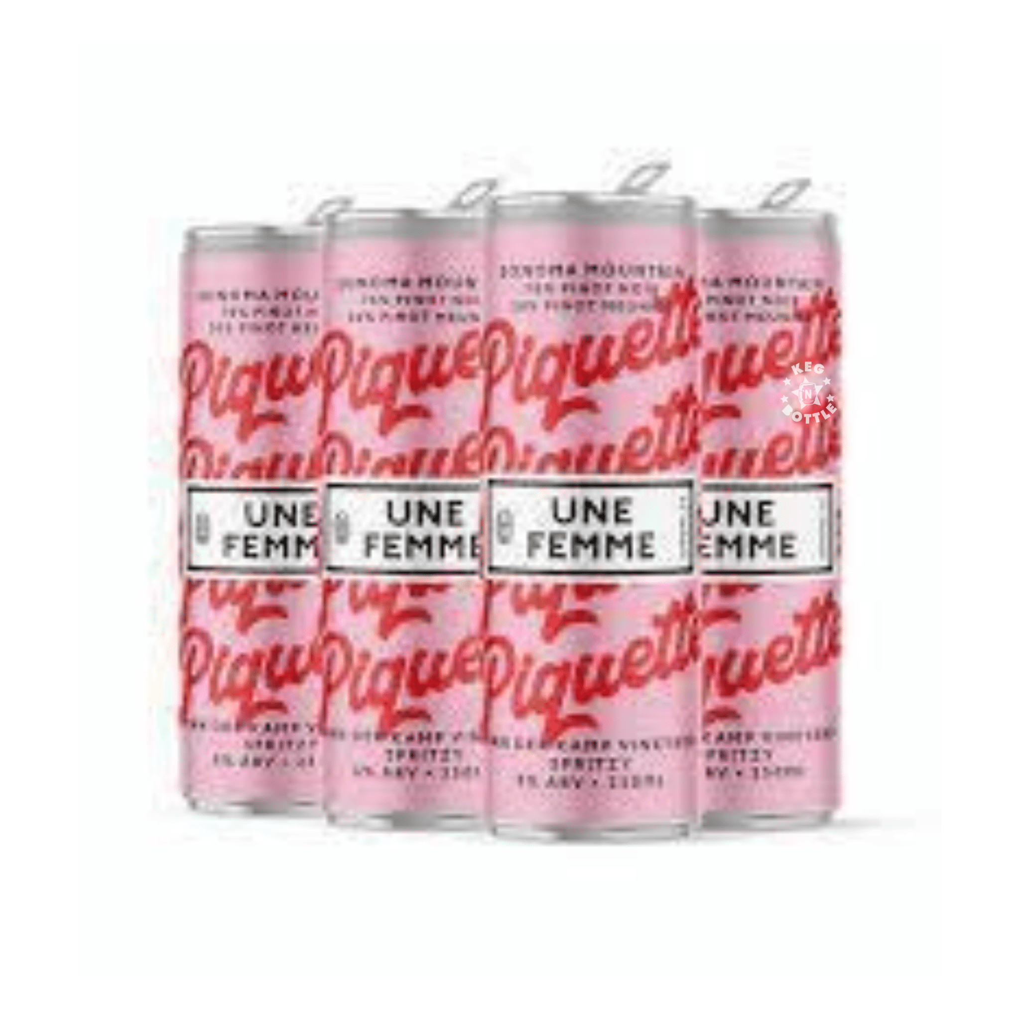 Une Femme - The Piquette - Pinot Noir (4 Pack) | Keg N Bottle