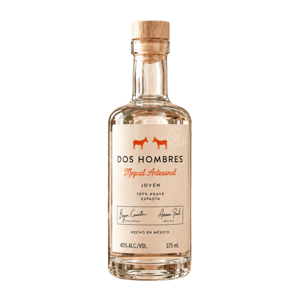 Dos Hombres Mezcal Artesanal Joven Espadin (375 mL)