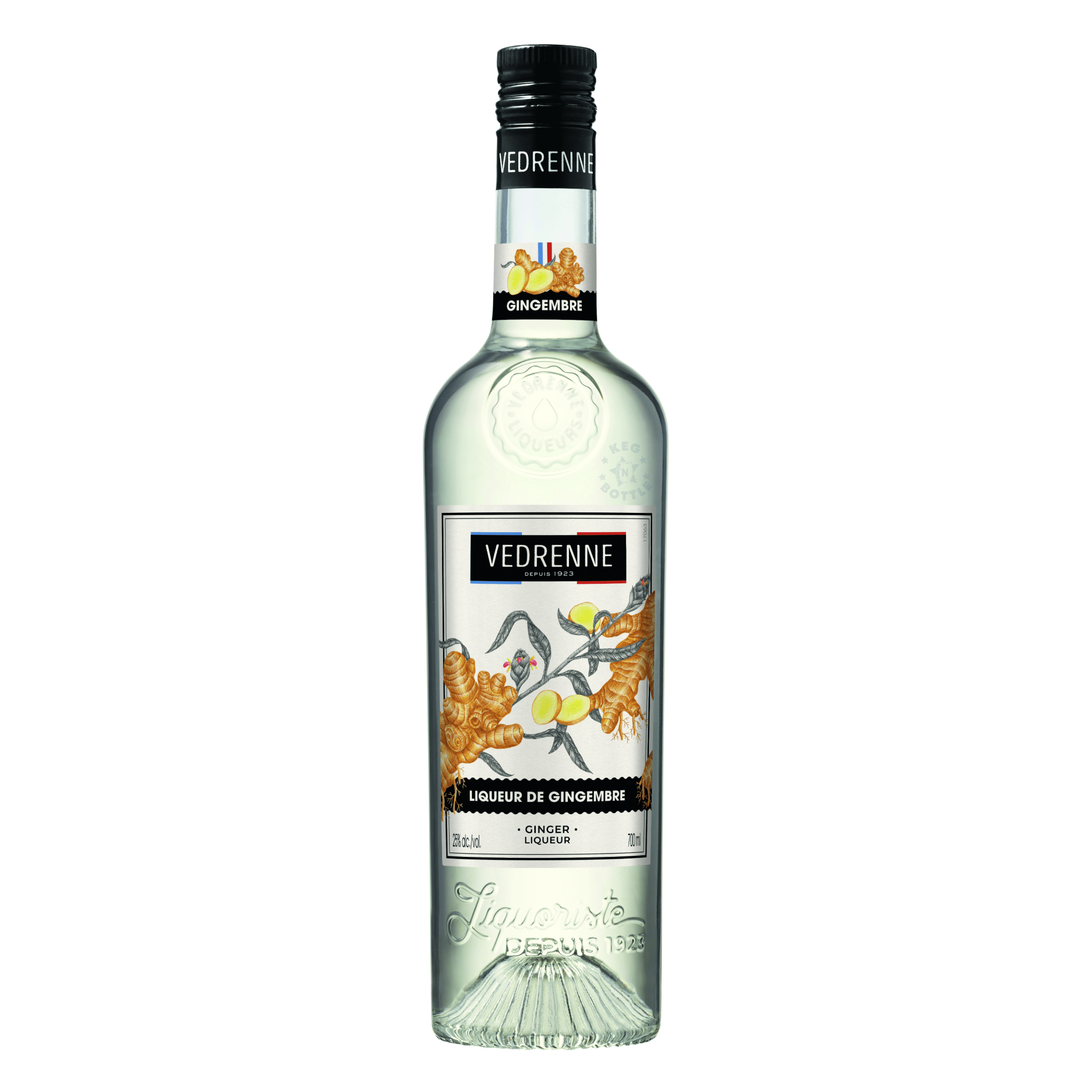 Vedrenne Ginger Liqueur (750 ml) - Keg N Bottle