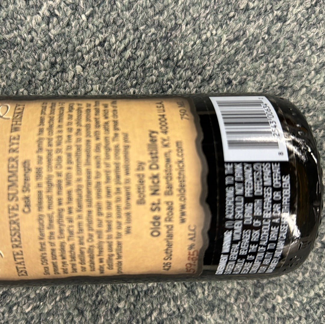 Very Old St. Nick Cask Strength Lot 24 118.7 Proof (750mL) | Keg N Bottle