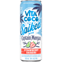 Vita Coco Spiked with Captain Morgan Strawberry Daiquiri RTD (4 Pack)