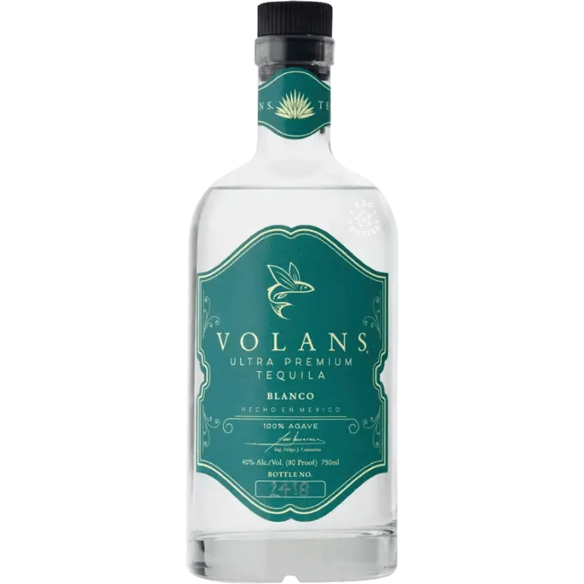 Volans Tequila Blanco (750 mL) | Keg N Bottle