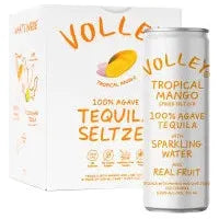 Volley Tropical Mango Tequila Seltzer (4 Pack)