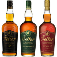 Weller 12 Year, Weller Special Reserve, & Weller Antique 107 Bourbon Collection (700 ml Each)
