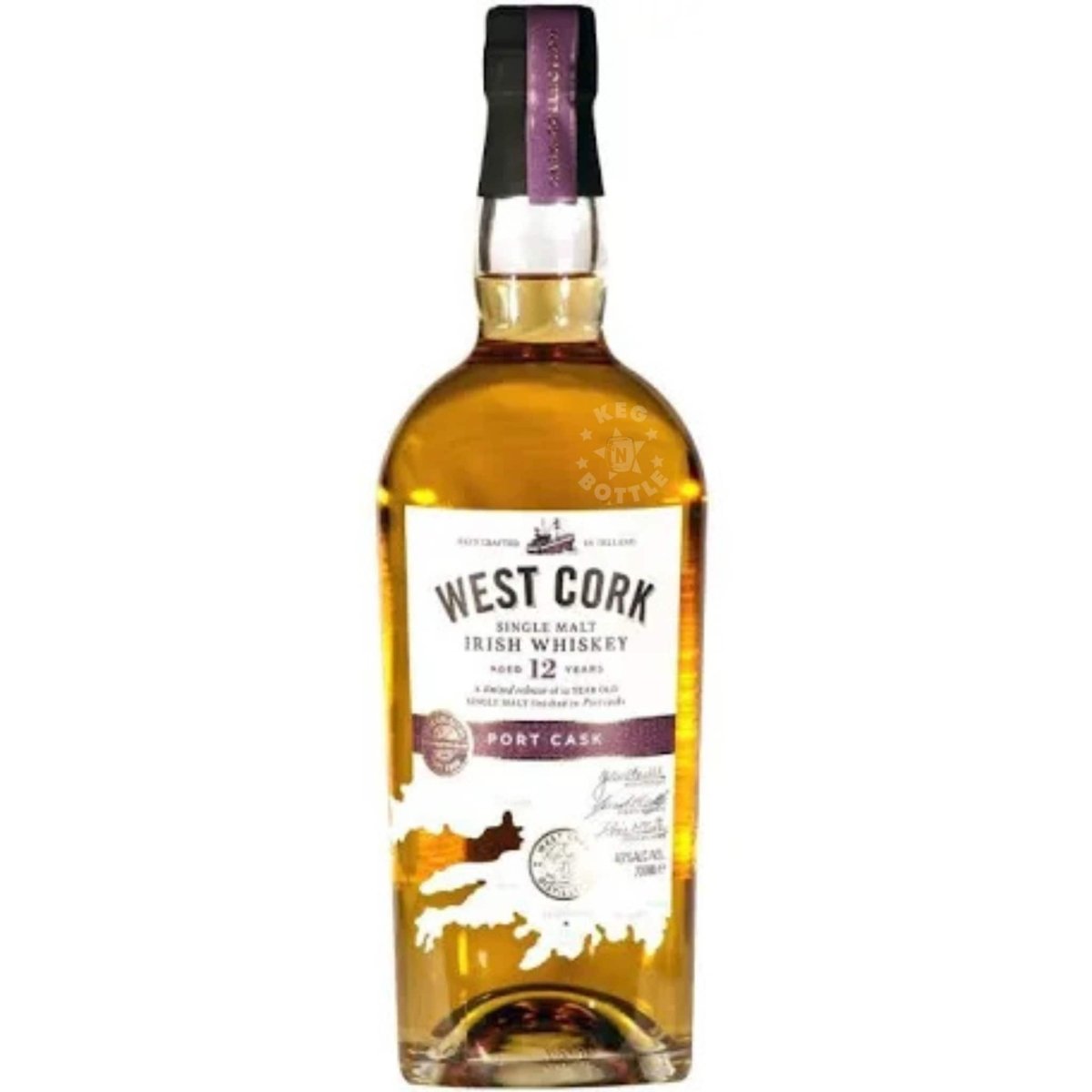West Cork Port Cask 12 Year Old 750 ml | Keg N Bottle