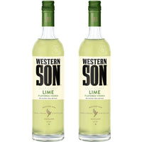 Western Son Lime Flavored Vodka – 2 Pack (2x750ml)