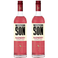 Western Son Raspberry Flavored Vodka – 2 Pack (2x750ml)