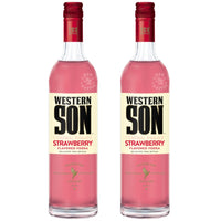 Western Son Strawberry Flavored Vodka – 2 Pack (2x750ml)