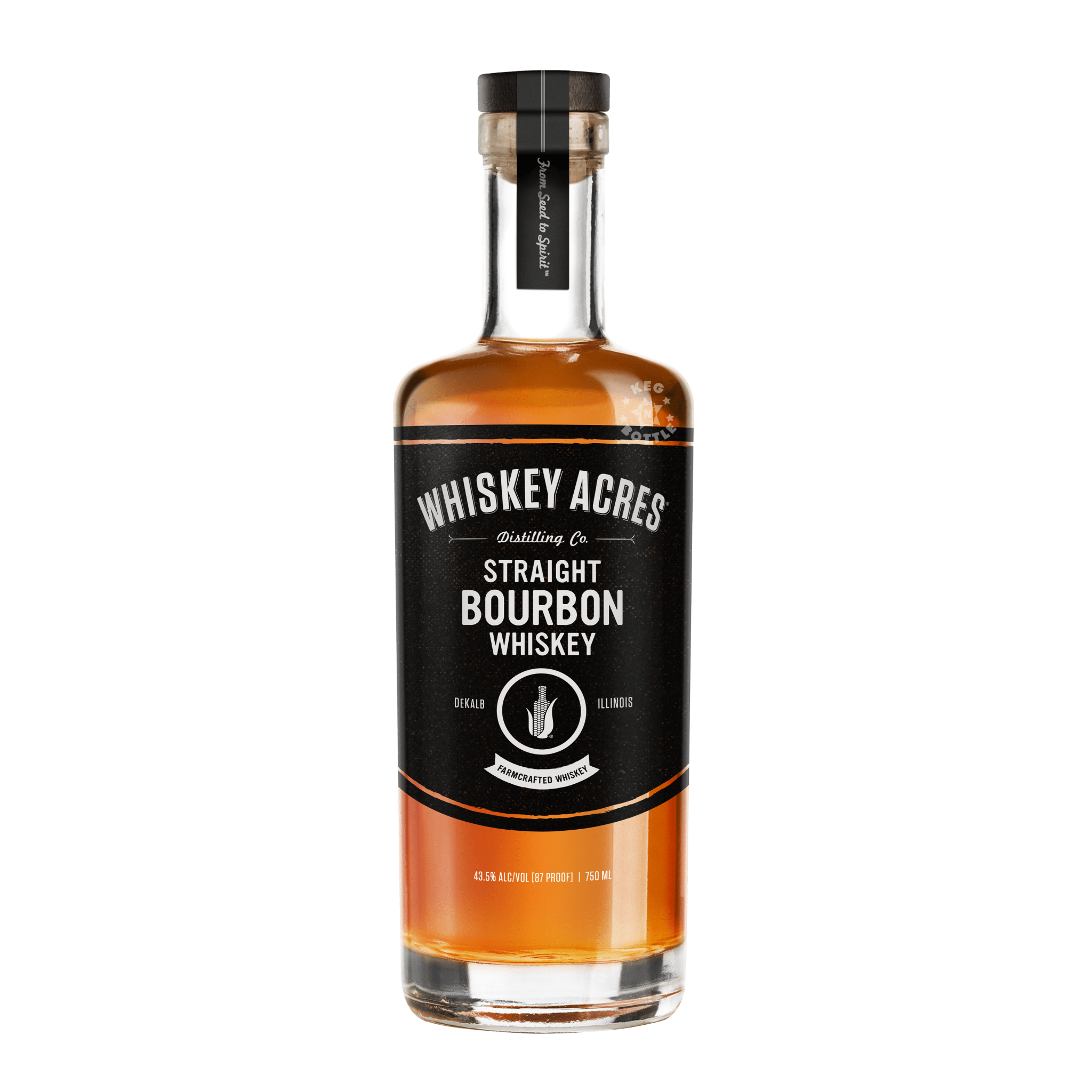 Whiskey Acres Straight Bourbon Whiskey (750 ml) - Keg N Bottle