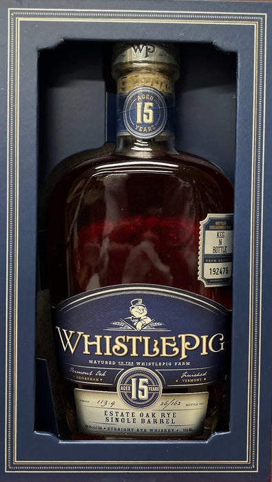 WhistlePig 15 Year Rye Keg N Bottle Single Barrel Barrel Select (750mL) - Keg N Bottle