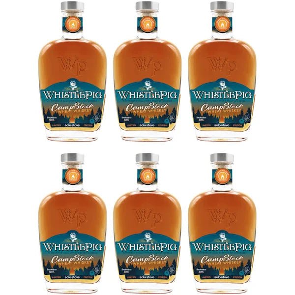 WhistlePig CampStock Toasted Barrel Wheat Whiskey (6x750 ml) - Keg N Bottle