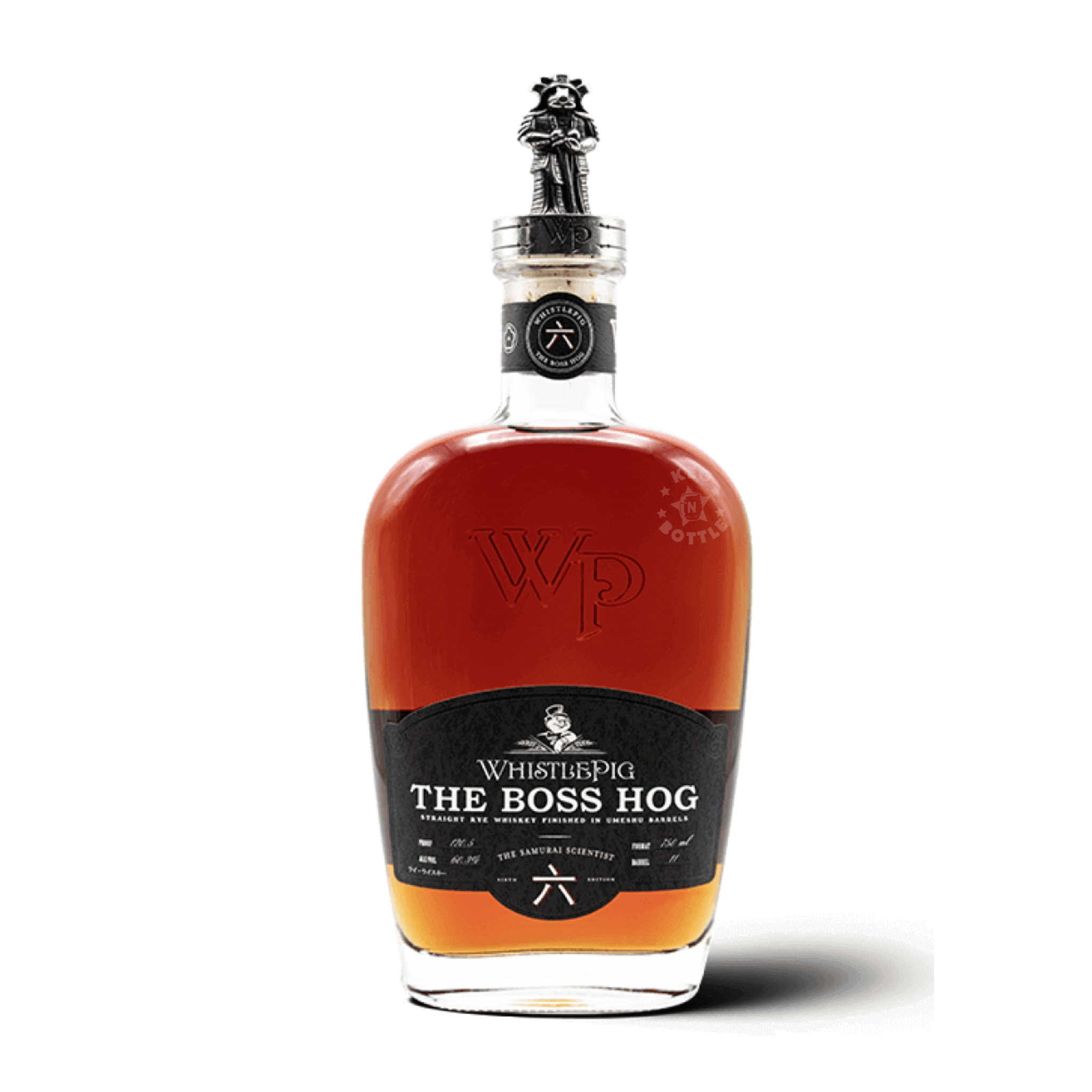 WhistlePig The Boss Hog 六 Samurai Scientist Sixth Edition Rye Whiskey (750 ml) - Keg N Bottle