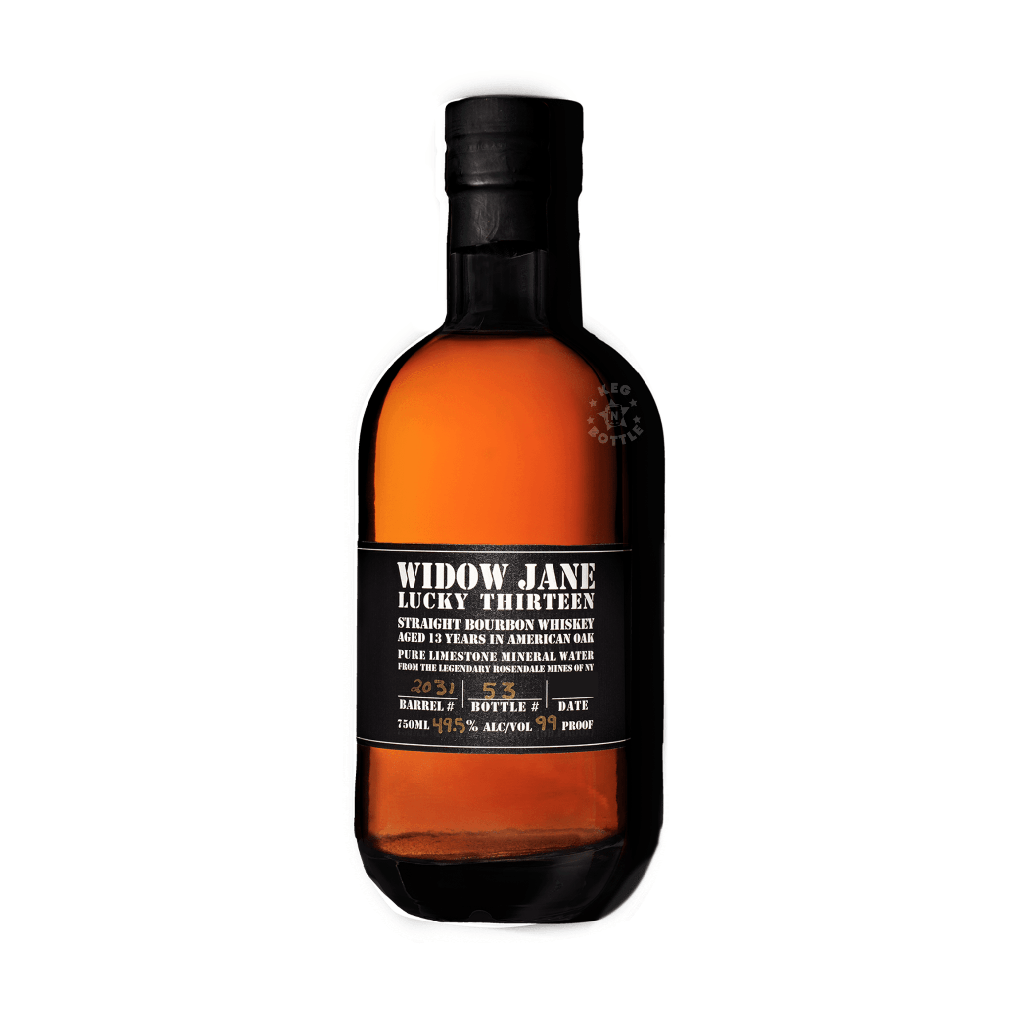 Widow Jane Lucky Thirteen Bourbon Whiskey (750 ml) | Keg N Bottle