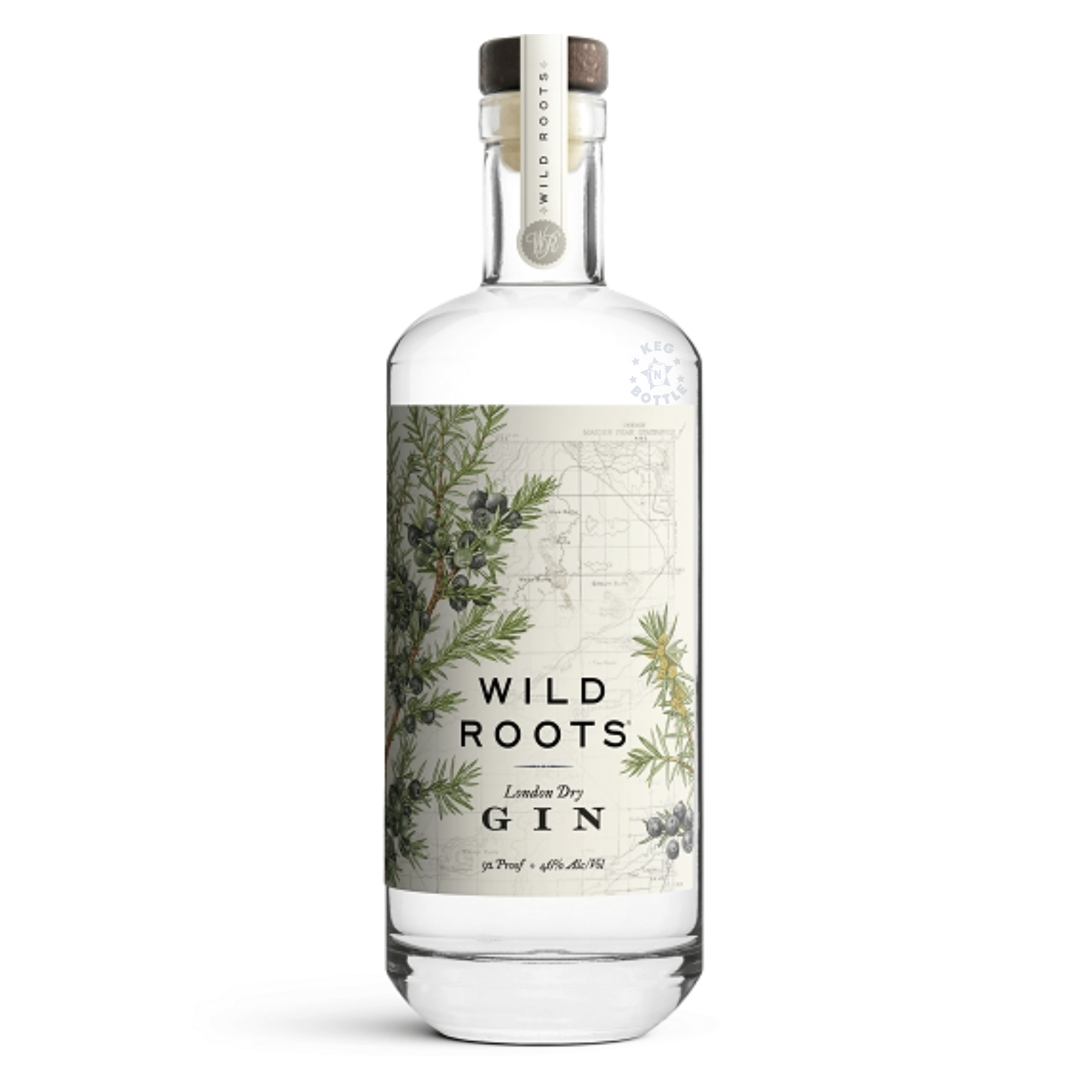 Wild Roots London Dry Gin (750 ml) | Keg N Bottle