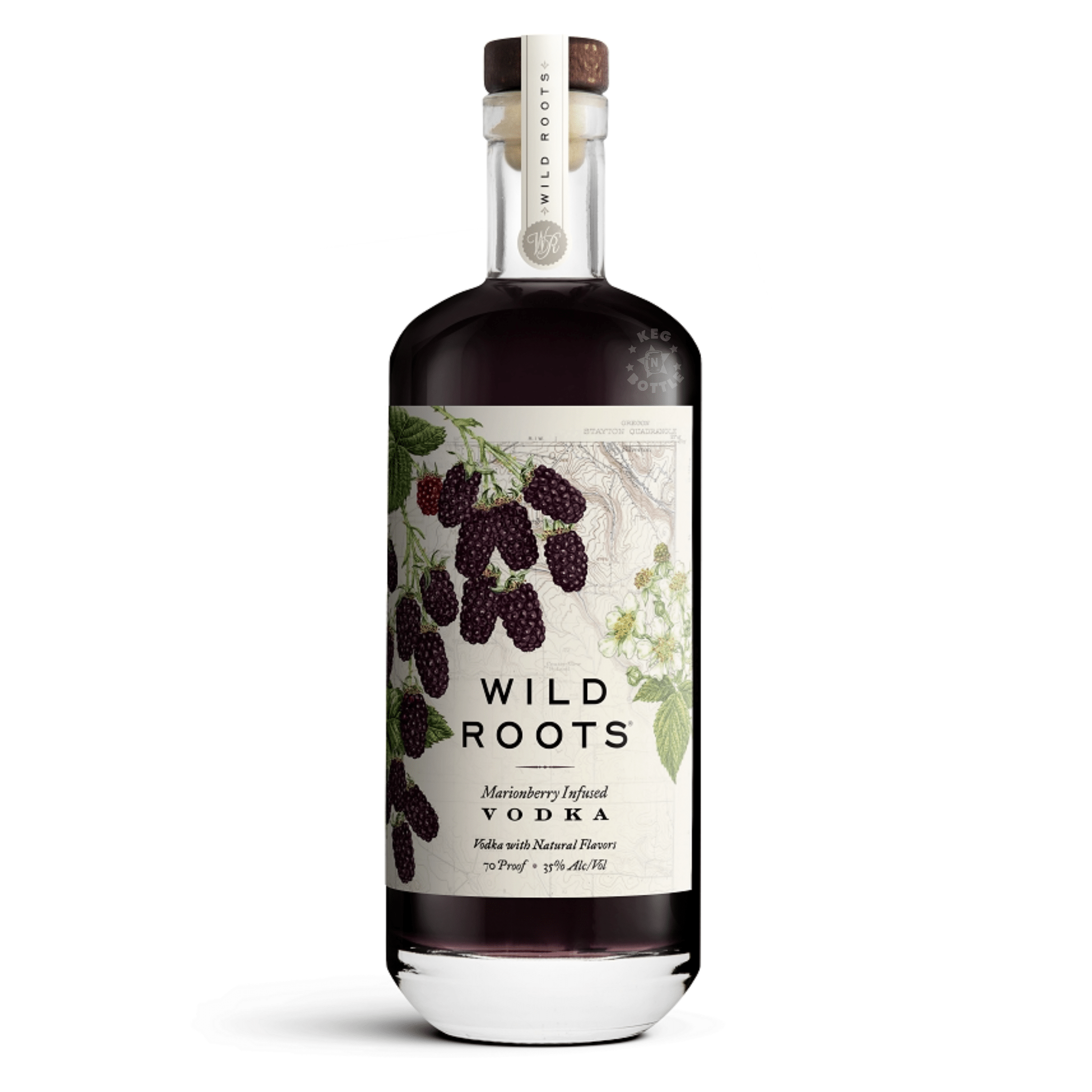 Wild Roots Marionberry Infused Vodka (750 ml) | Keg N Bottle