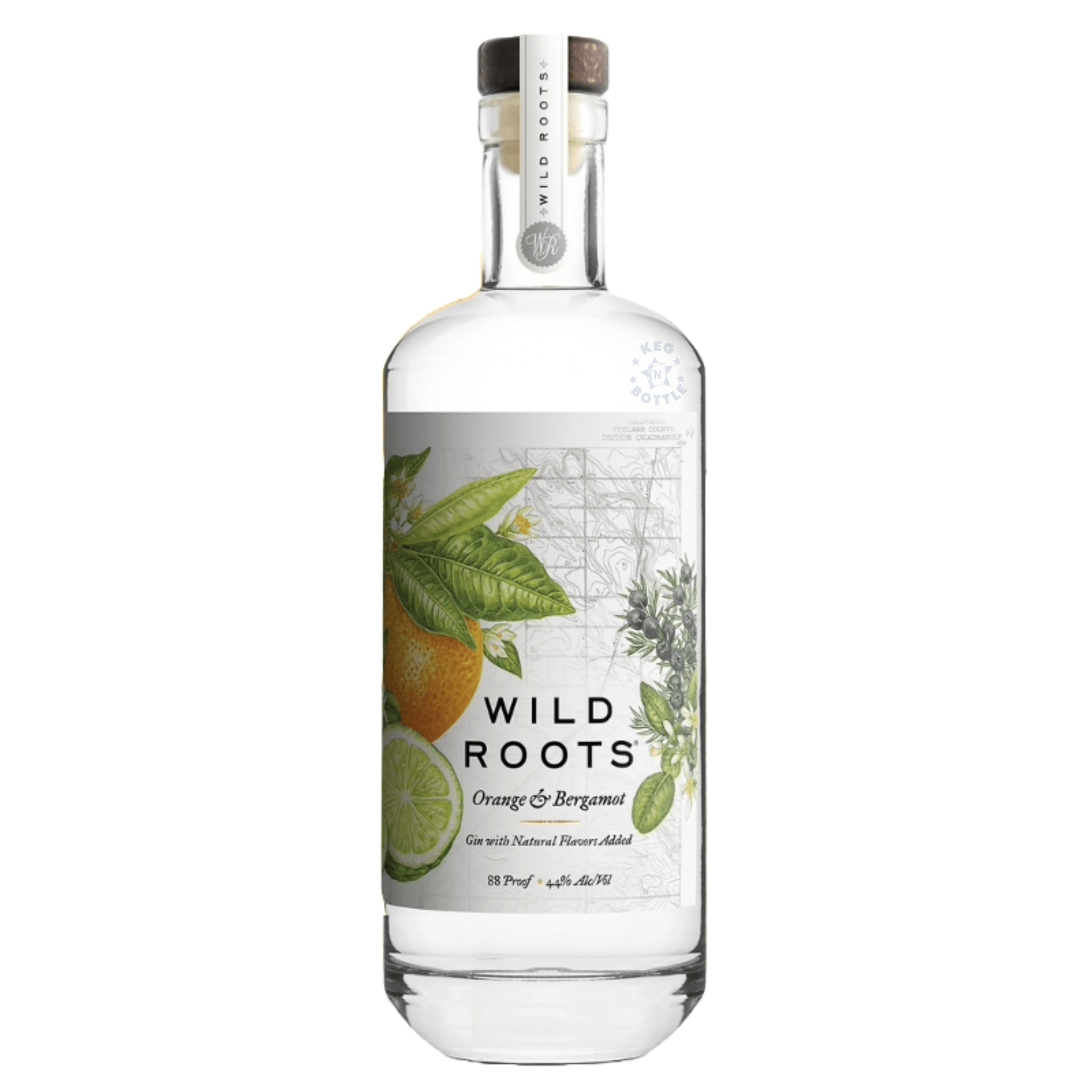 Wild Roots Orange & Bergamot Infused Gin (750 ml) | Keg N Bottle