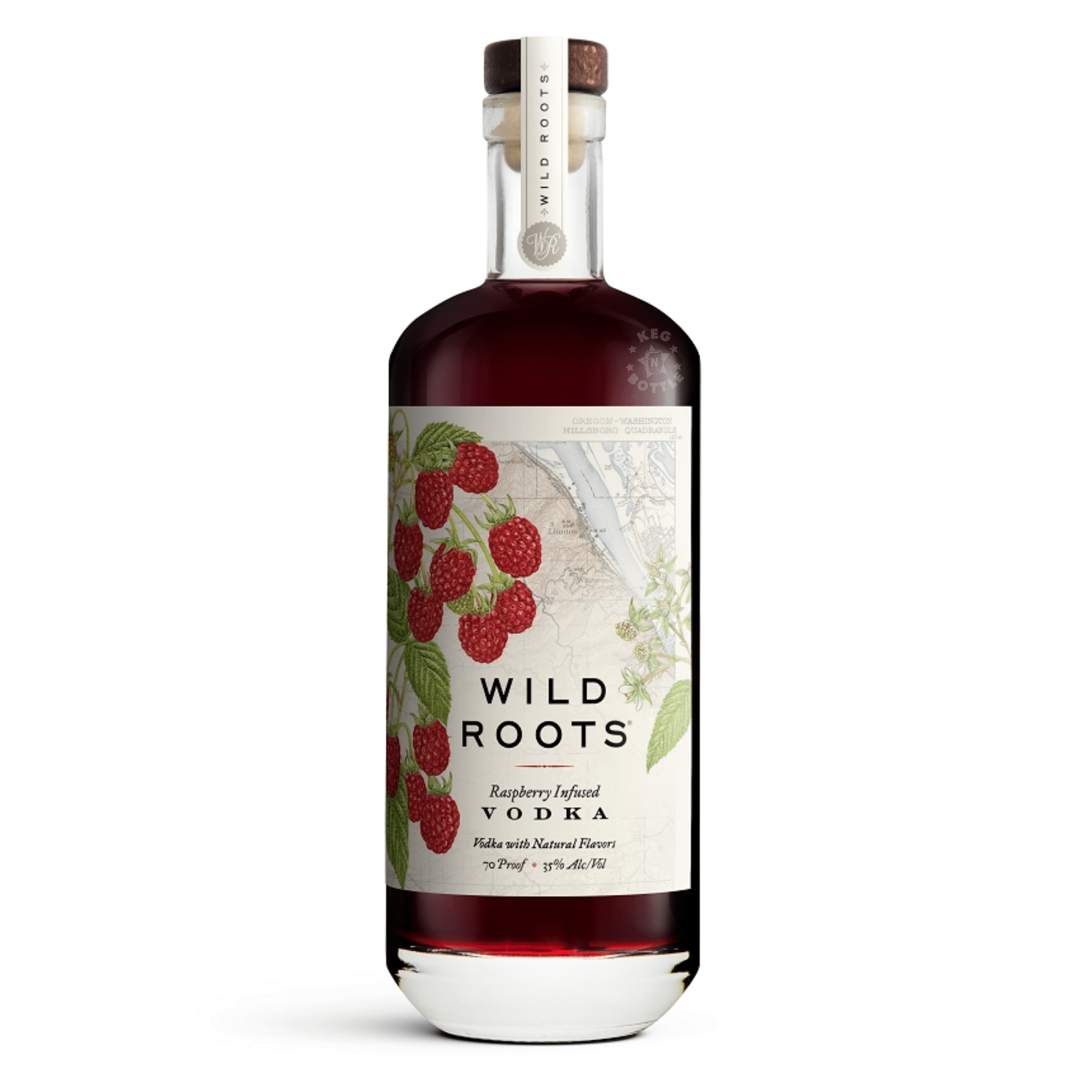 Wild Roots Raspberry Infused Vodka (750 ml) | Keg N Bottle