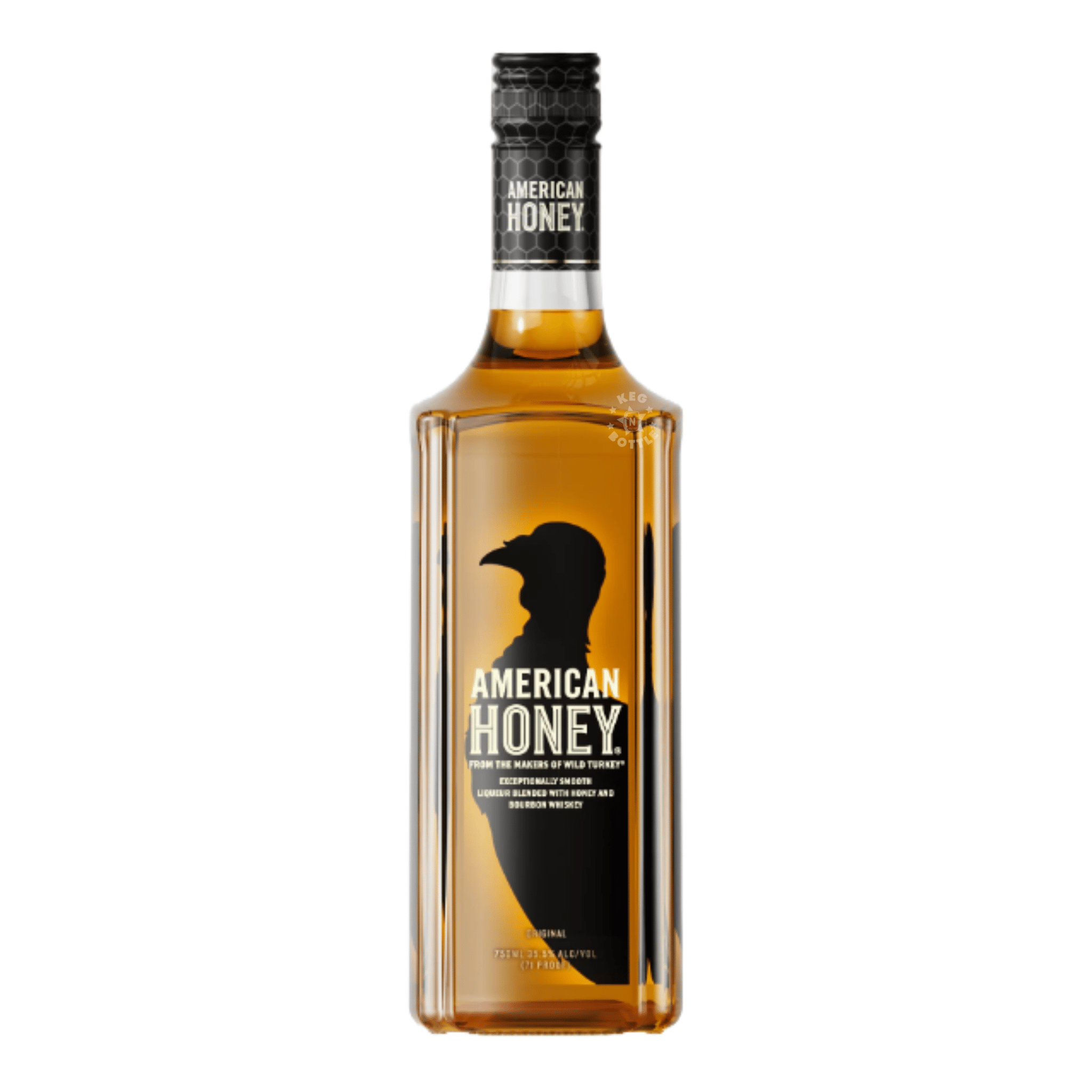 Wild Turkey American Honey Bourbon Whiskey (750 ml) - Keg N Bottle