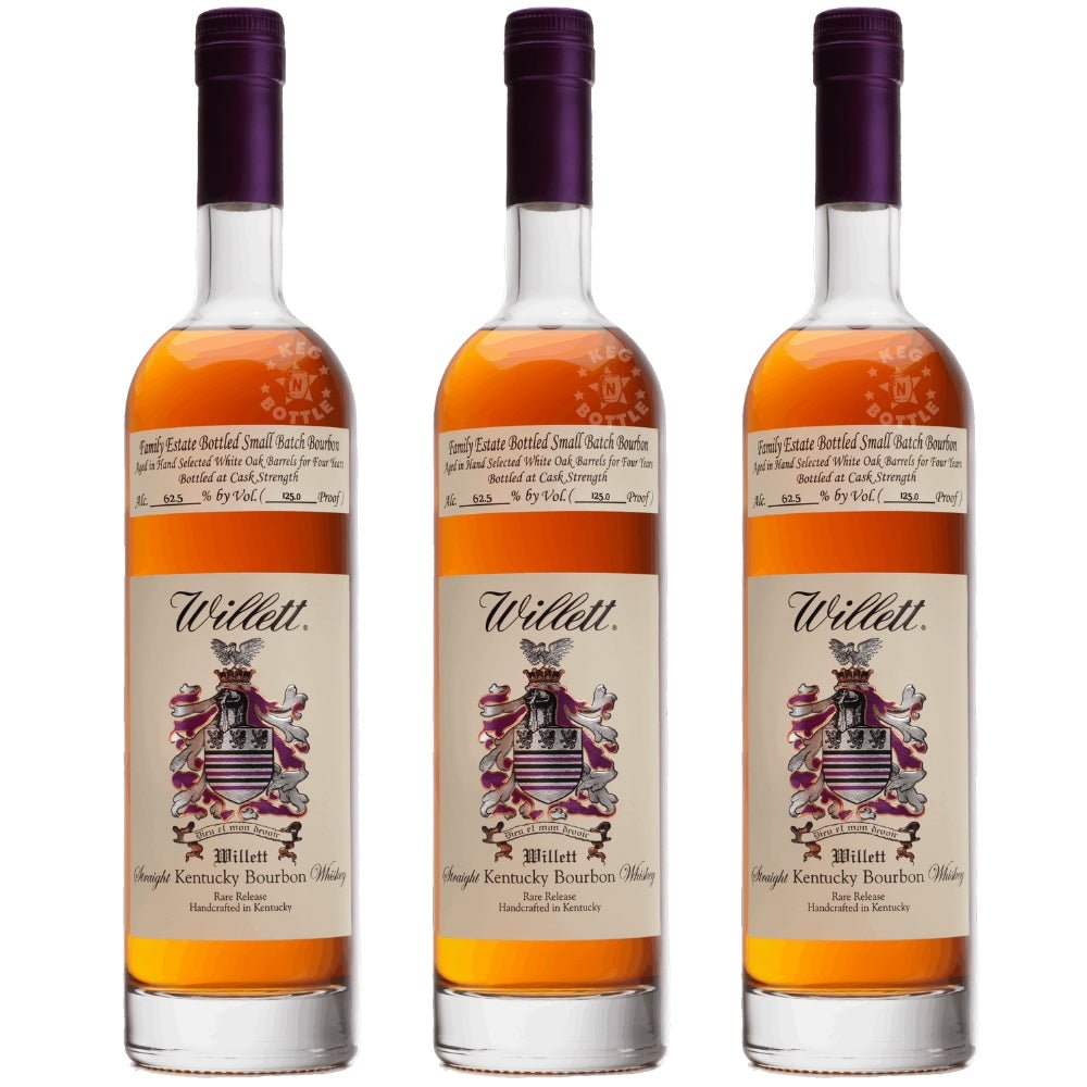 Willett Family Estate 4 Year Bourbon Whiskey - 3 Pack (750mL)