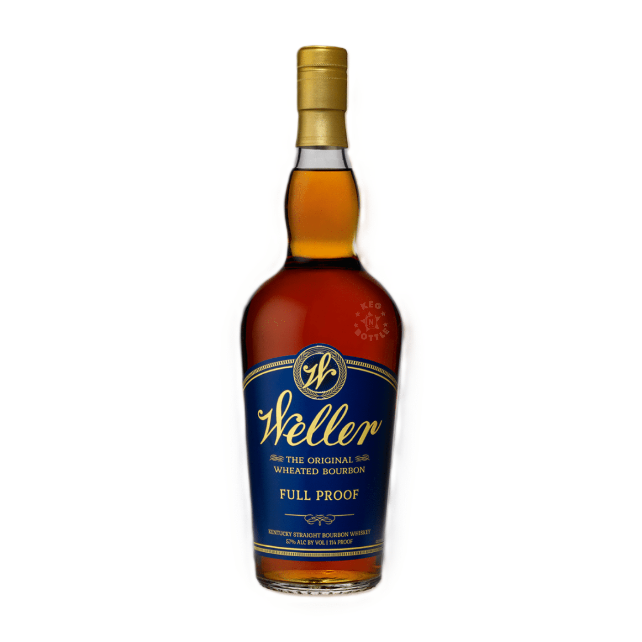 W.L Weller Full Proof Keg N Bottle Barrel Pick 114 Proof Bourbon Whiskey (750 mL) | Keg N Bottle