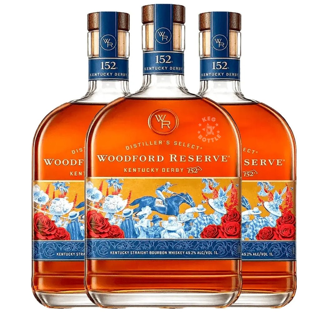 Woodford Reserve Kentucky Derby 152 Edition Bourbon Whiskey (1L) | Keg N Bottle