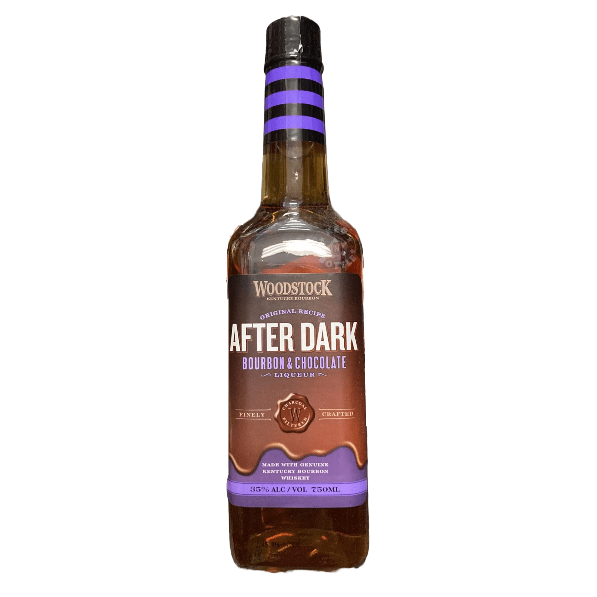 Woodstock After Dark Bourbon & Chocolate Liqueur (750 ml) - Keg N Bottle